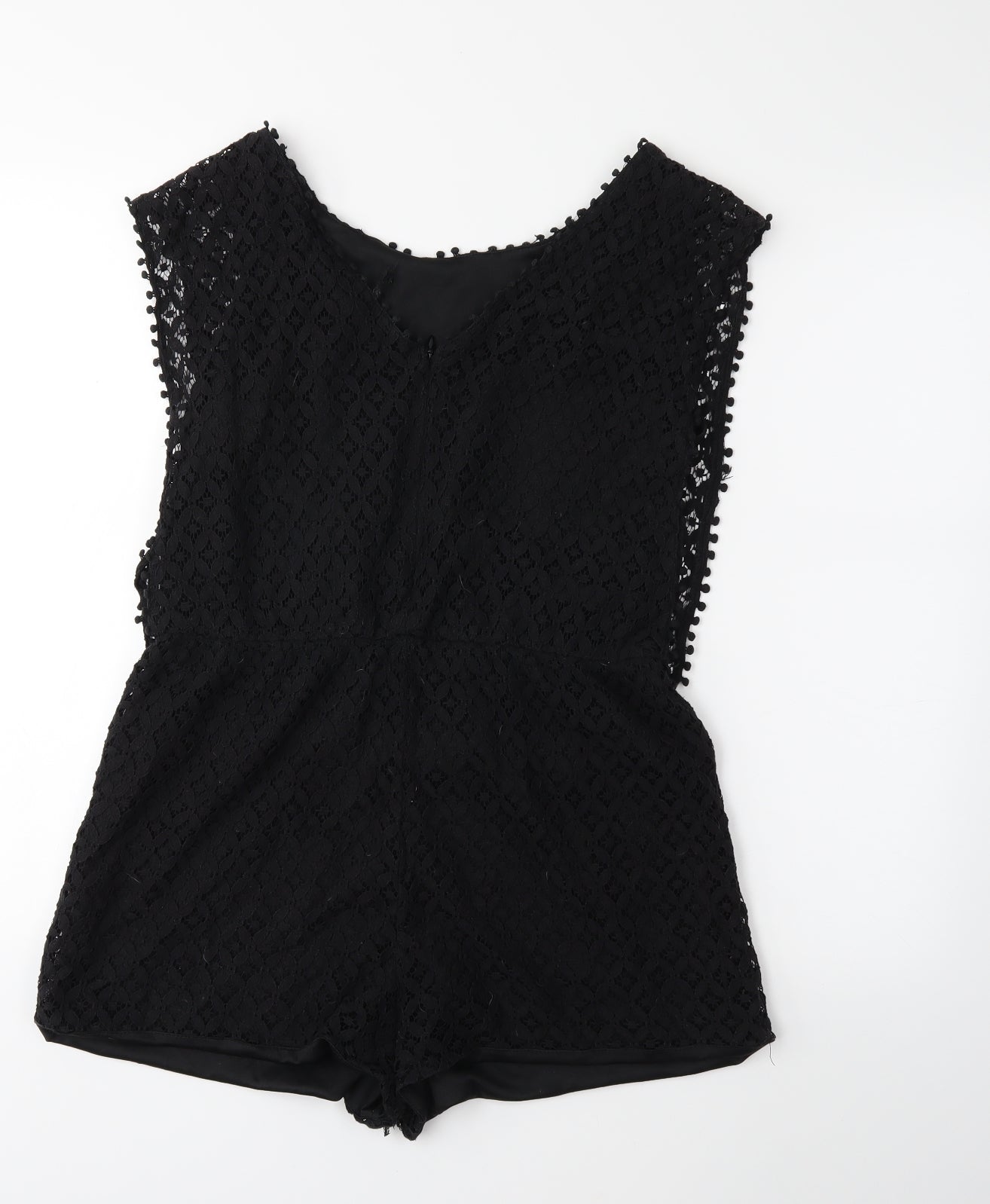 Boohoo Womens Black   Jumpsuit One-Piece Size 12