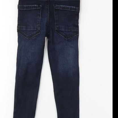 Preworn Boys Blue  Denim Skinny Jeans Size 5 Years