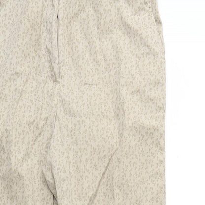 Womens UK Size 10 Marks and Spencer Regular Fit  Beige Trousers