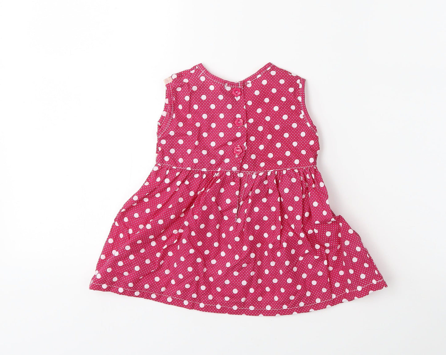 Isabelle Rose Collection Baby Pink Polka Dot  Fit & Flare  Size 12-18 Months