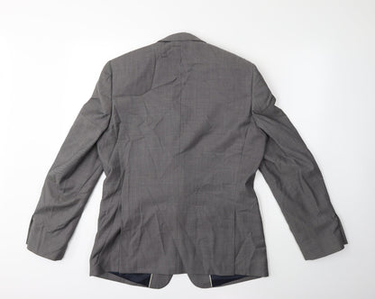 Mens UK Size 42 Topman Regular Grey Suit Jacket