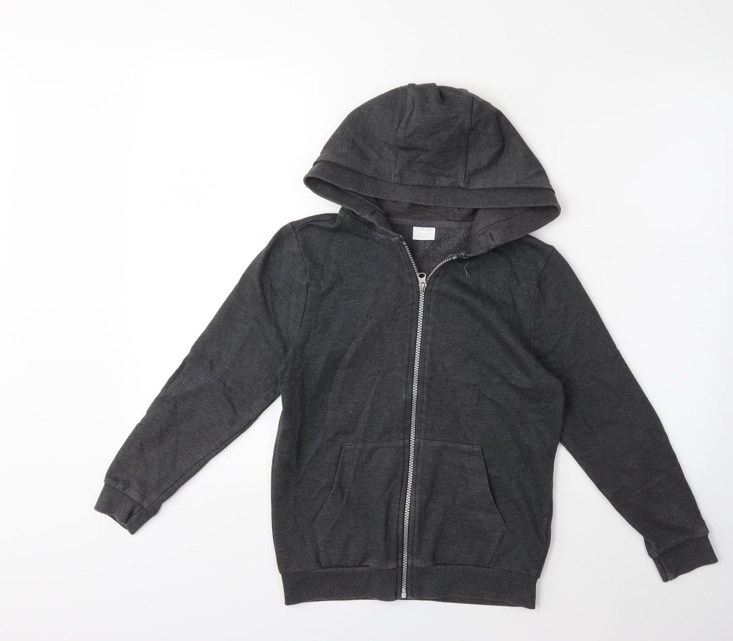 F&F Boys Grey   Full Zip Hoodie Size 9-10 Years