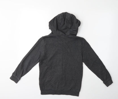 F&F Boys Grey   Full Zip Hoodie Size 9-10 Years