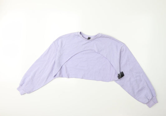 H&M Womens Purple   Pullover Sweatshirt Size S