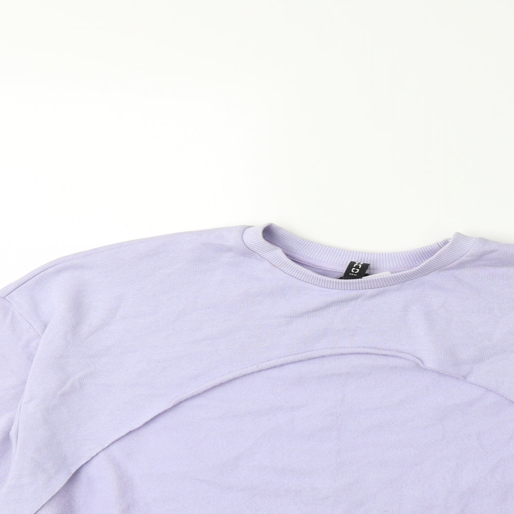 H&M Womens Purple   Pullover Sweatshirt Size S