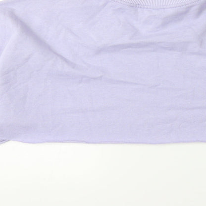 H&M Womens Purple   Pullover Sweatshirt Size S