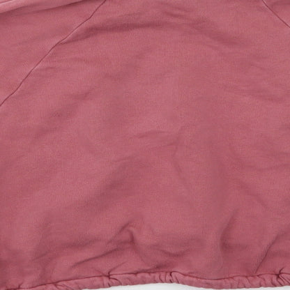 Next  Girls Pink Houndstooth  Pullover Jumper Size 9 Years