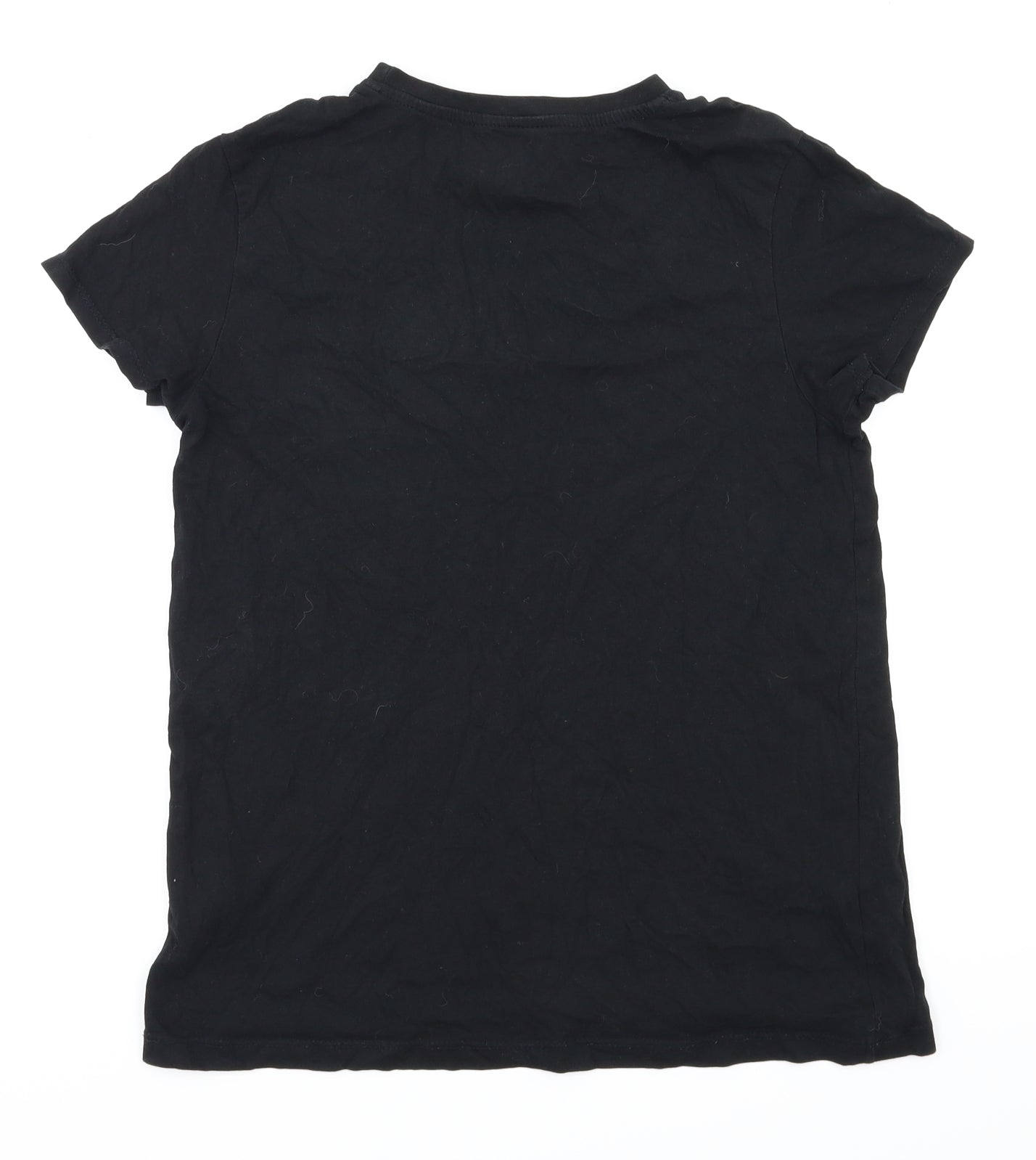 Primark Womens Black   Basic T-Shirt Size S