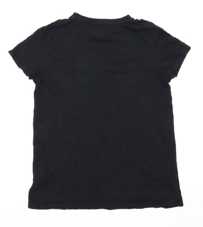 Primark Womens Black   Basic T-Shirt Size S