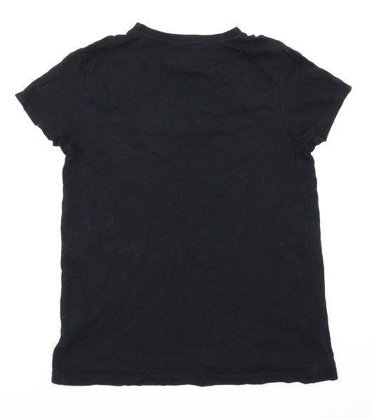 Primark Womens Black   Basic T-Shirt Size S