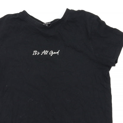 Primark Womens Black   Basic T-Shirt Size S