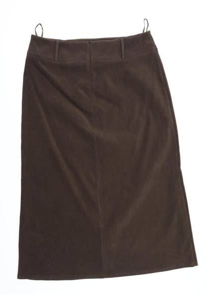 AMARANTO Womens Brown   A-Line Skirt Size 16