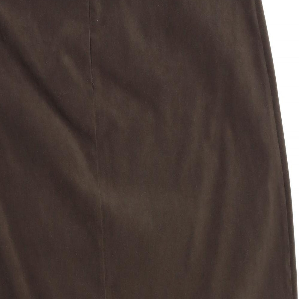 AMARANTO Womens Brown   A-Line Skirt Size 16