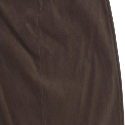 AMARANTO Womens Brown   A-Line Skirt Size 16