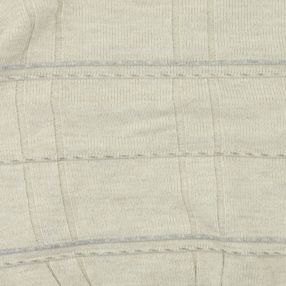 BHS Mens Beige   Pullover Jumper Size M