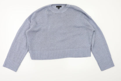 New look  Womens Blue   Henley Jumper Size L