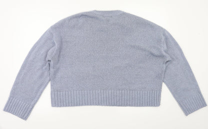 New look  Womens Blue   Henley Jumper Size L