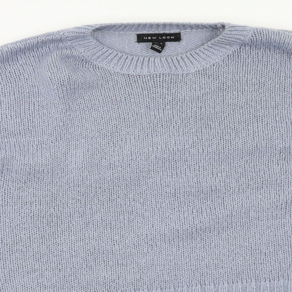 New look  Womens Blue   Henley Jumper Size L