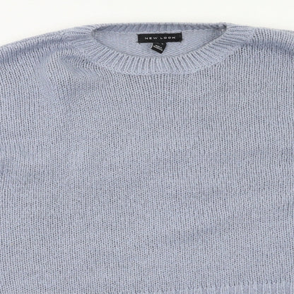 New look  Womens Blue   Henley Jumper Size L
