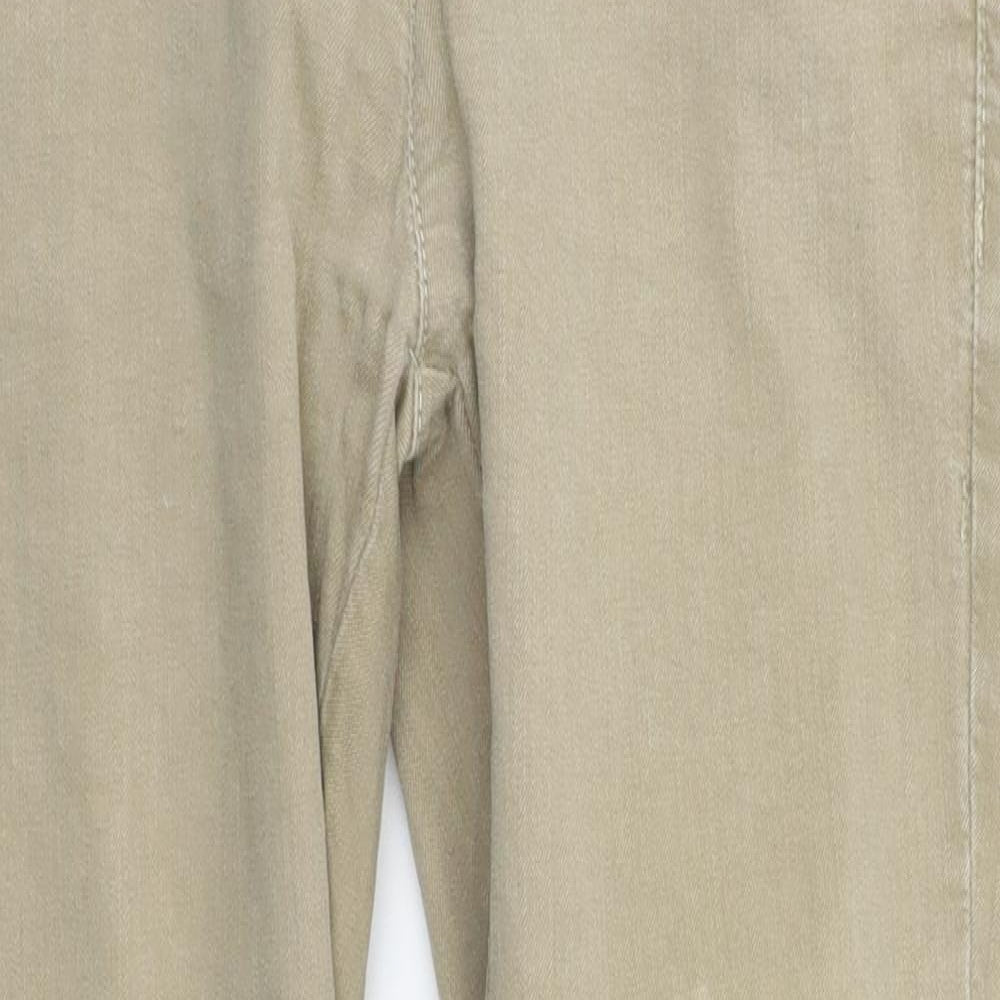 Top Shop  Womens Beige   Trousers  Size 10 L26 in