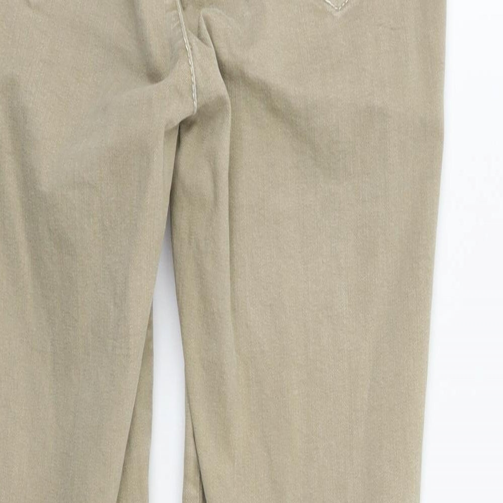 Top Shop  Womens Beige   Trousers  Size 10 L26 in