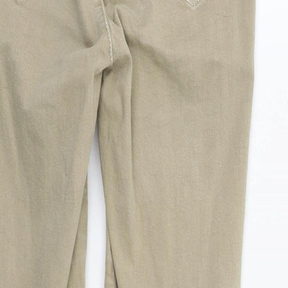 Top Shop  Womens Beige   Trousers  Size 10 L26 in