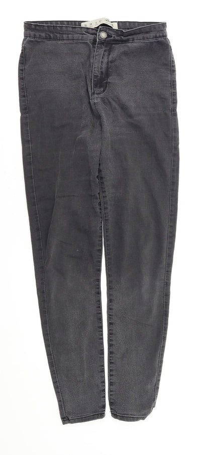 Denim&co Womens Black   Skinny Jeans Size 10 L28 in