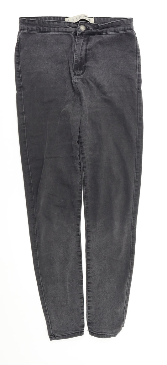 Denim&co Womens Black   Skinny Jeans Size 10 L28 in