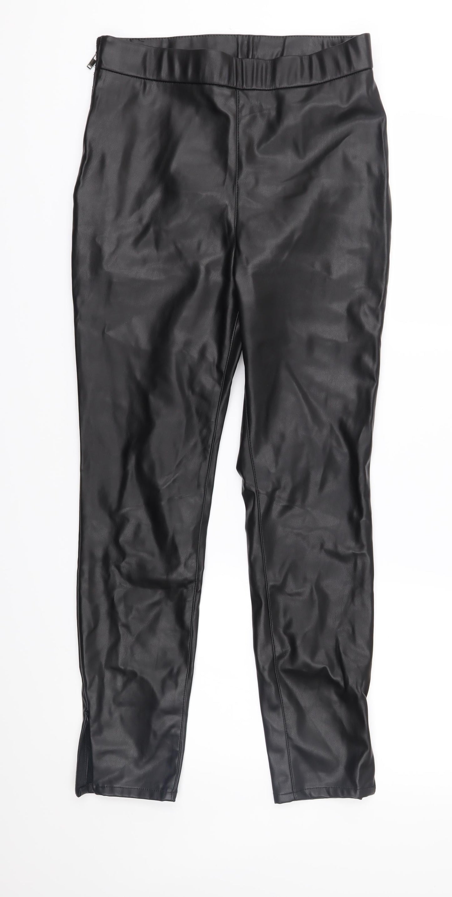 Rich & Royal Womens Black   Trousers  Size 10 L27 in