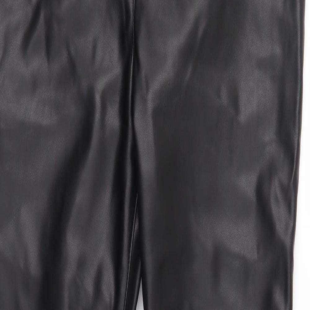 Rich & Royal Womens Black   Trousers  Size 10 L27 in