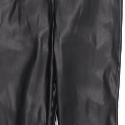 Rich & Royal Womens Black   Trousers  Size 10 L27 in