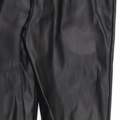 Rich & Royal Womens Black   Trousers  Size 10 L27 in