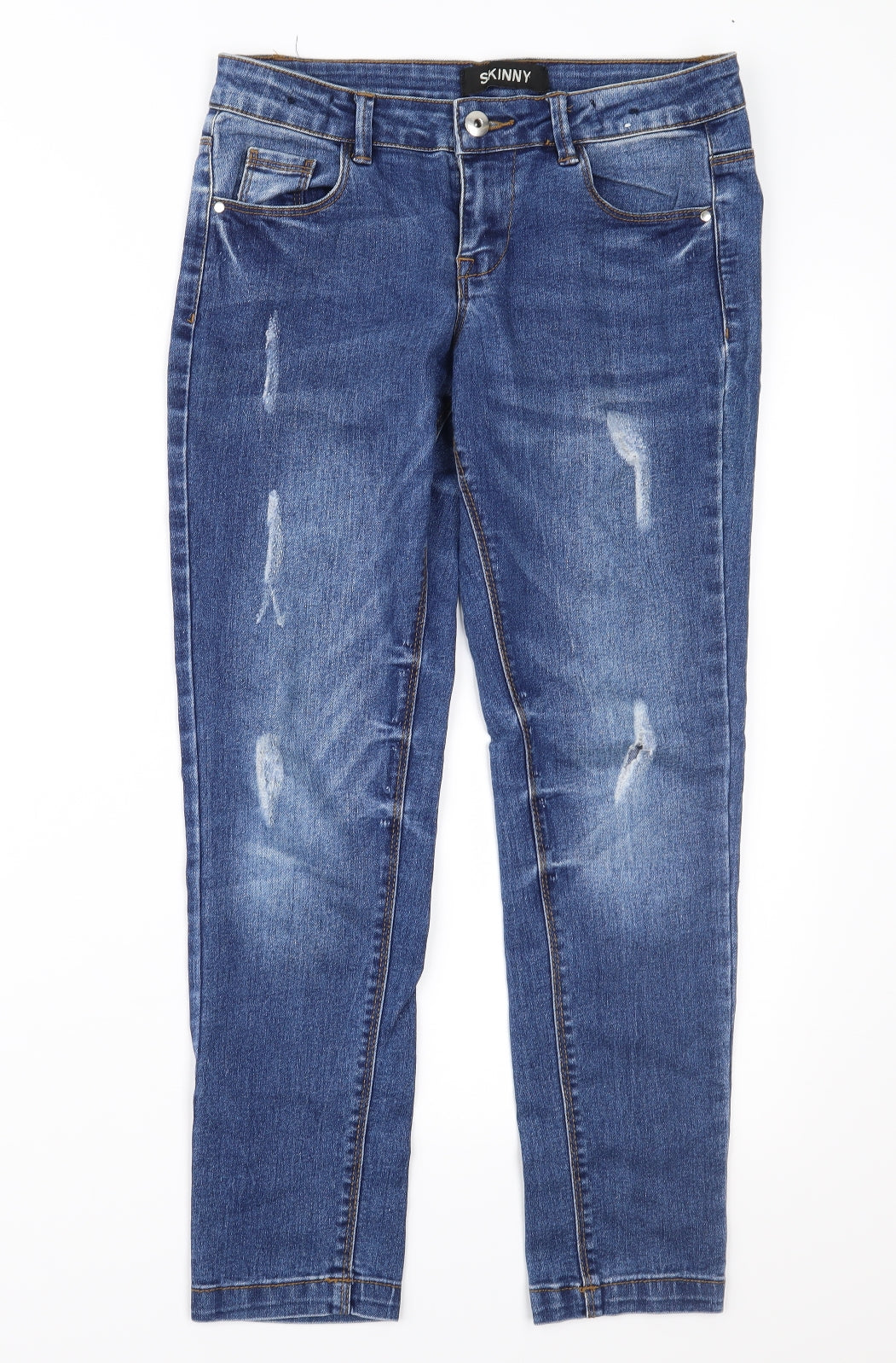 Miss E-vie Girls Blue  Denim Skinny Jeans Size 10 Years