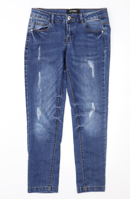 Miss E-vie Girls Blue  Denim Skinny Jeans Size 10 Years