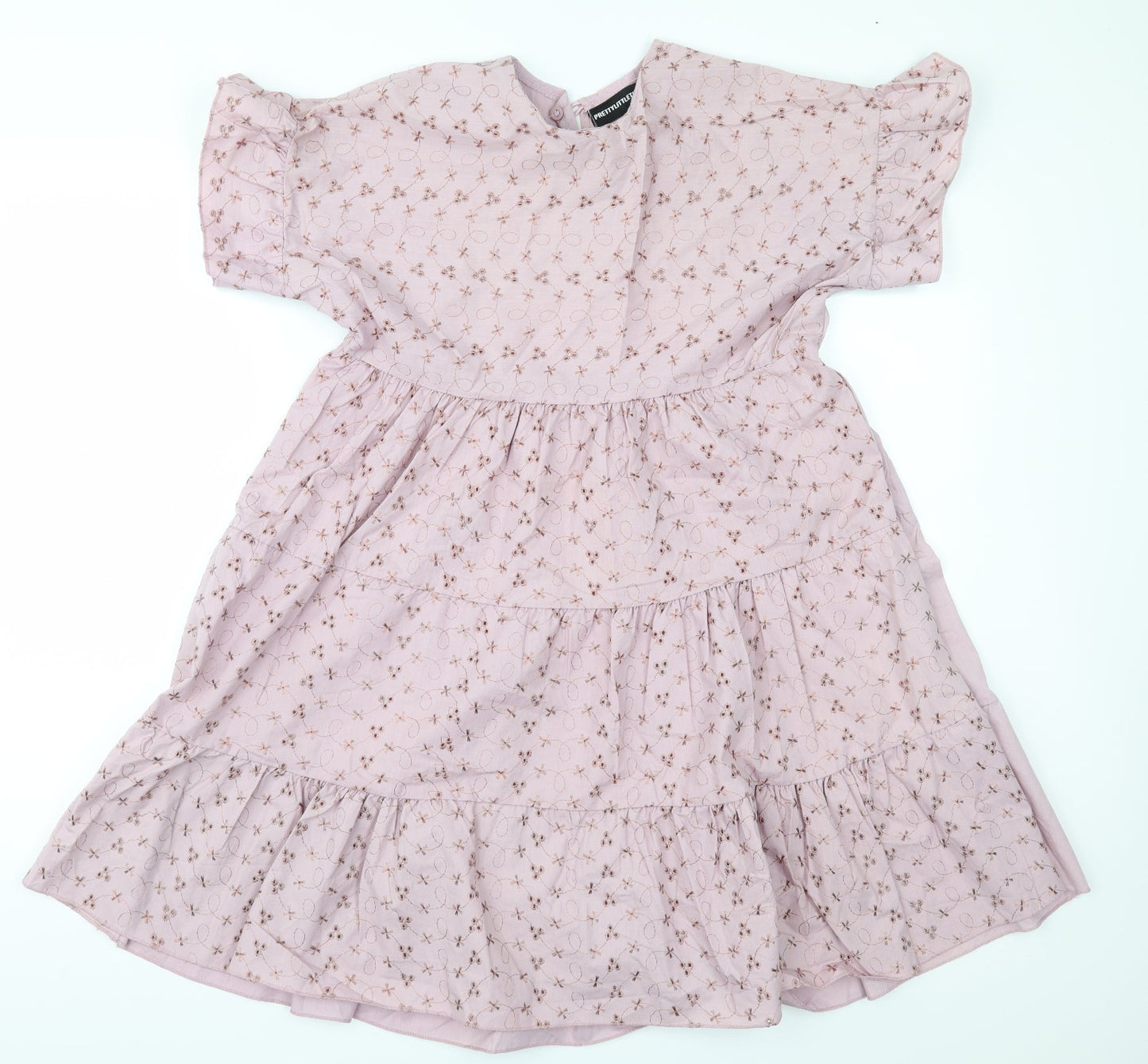 PRETTYLITTLETHING Womens Purple Geometric  Fit & Flare