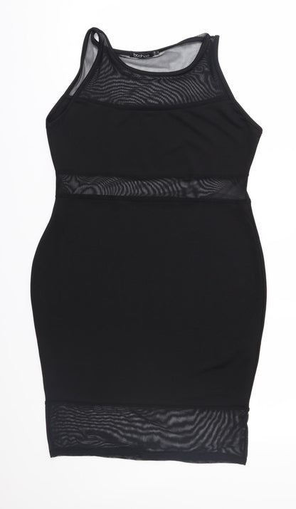 Boohoo Womens Black   Sheath  Size 14