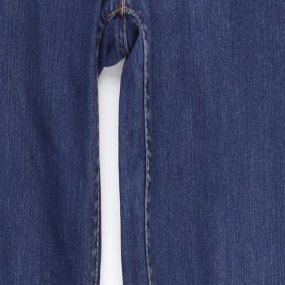 Denim & Co. Womens Blue  Denim Skinny Jeans Size 10 L32 in