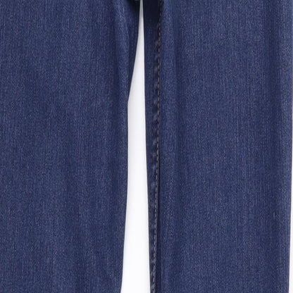 Denim & Co. Womens Blue  Denim Skinny Jeans Size 10 L32 in