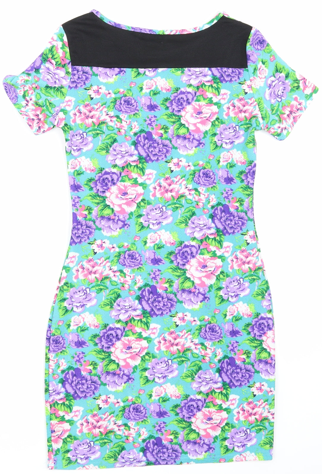 Indulgence London Womens Green Floral  Pencil Dress  Size S