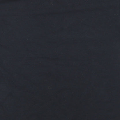Womens UK Size M Gildan Black Basic T-Shirt