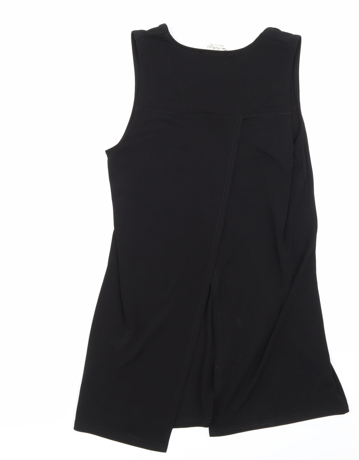 Womens UK Size 8 Miss Selfridge Black Basic Blouse