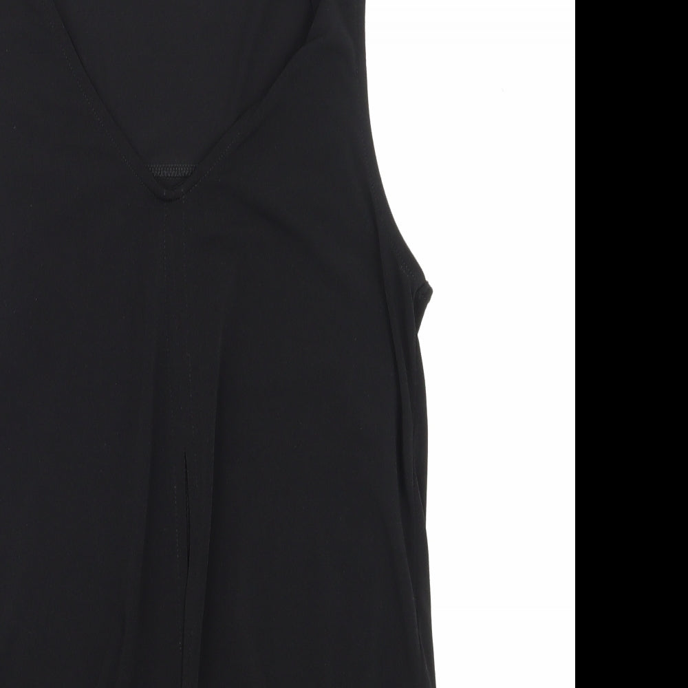 Womens UK Size 8 Miss Selfridge Black Basic Blouse