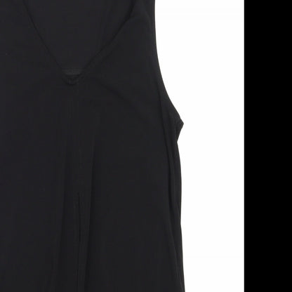 Womens UK Size 8 Miss Selfridge Black Basic Blouse