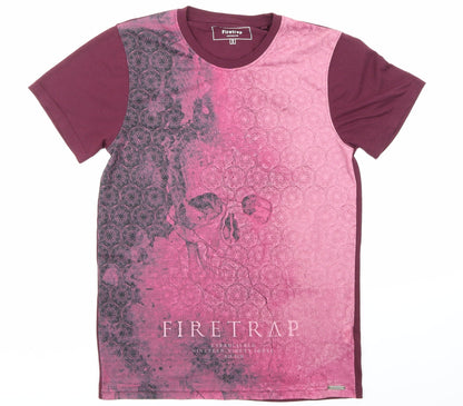 Fire Trap Womens Purple   Basic T-Shirt Size S