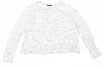 Womens UK Size 14 Marks and Spencer Grey Basic T-Shirt