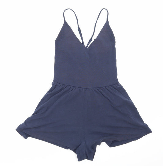 FOREVER 21 Womens Blue   Playsuit One-Piece Size S