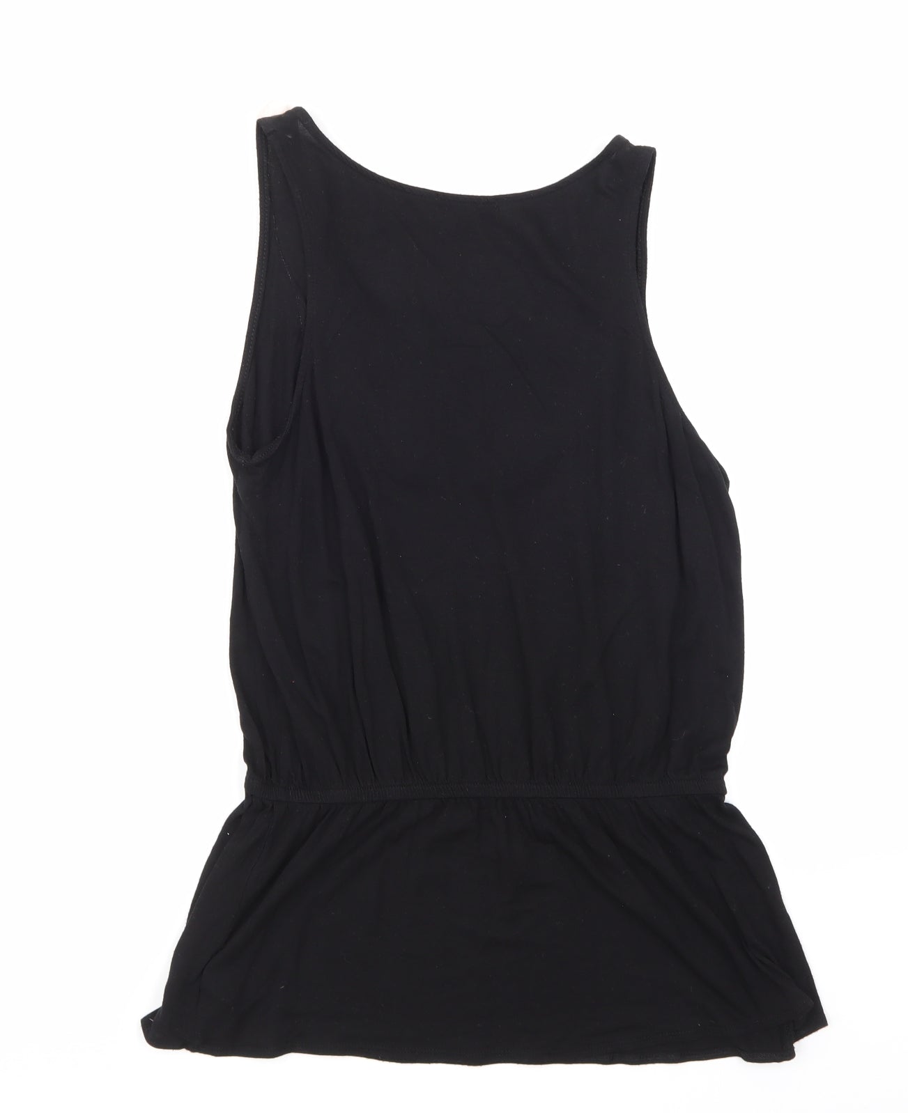 Womens UK Size S Gap Black Basic T-Shirt