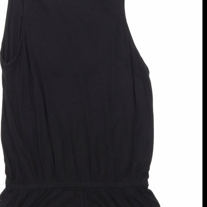 Womens UK Size S Gap Black Basic T-Shirt