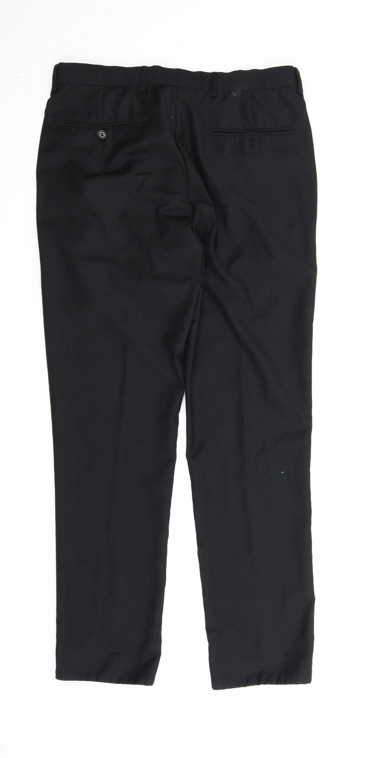 Matalan Mens Black   Trousers  Size 32 in L31 in