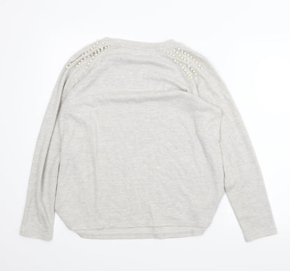 George Womens Grey   Pullover Jumper Size M